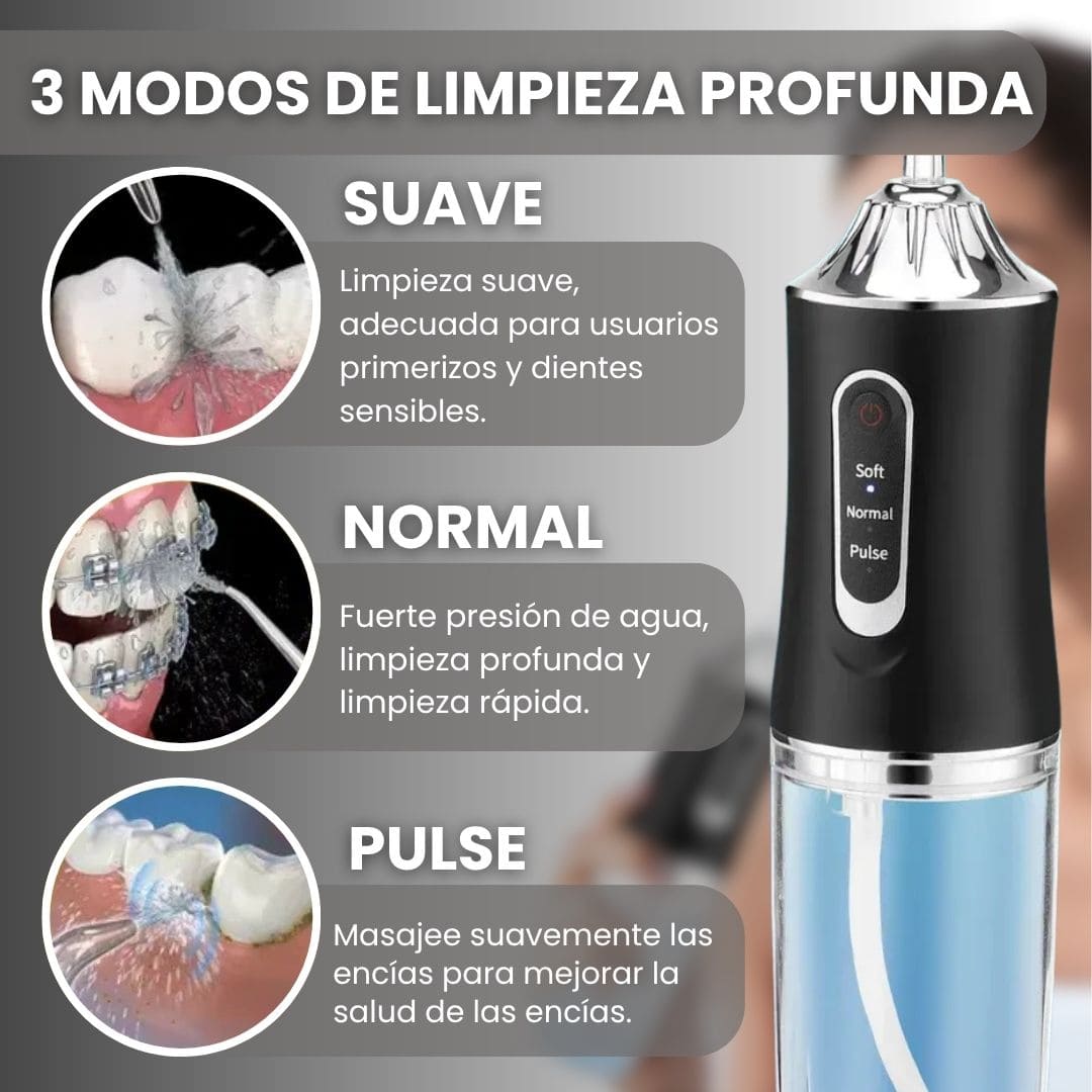Oralflow™ | ¡Elimina impurezas y mejora tu higiene! 🦷✨ + 3 boquillas GRATIS