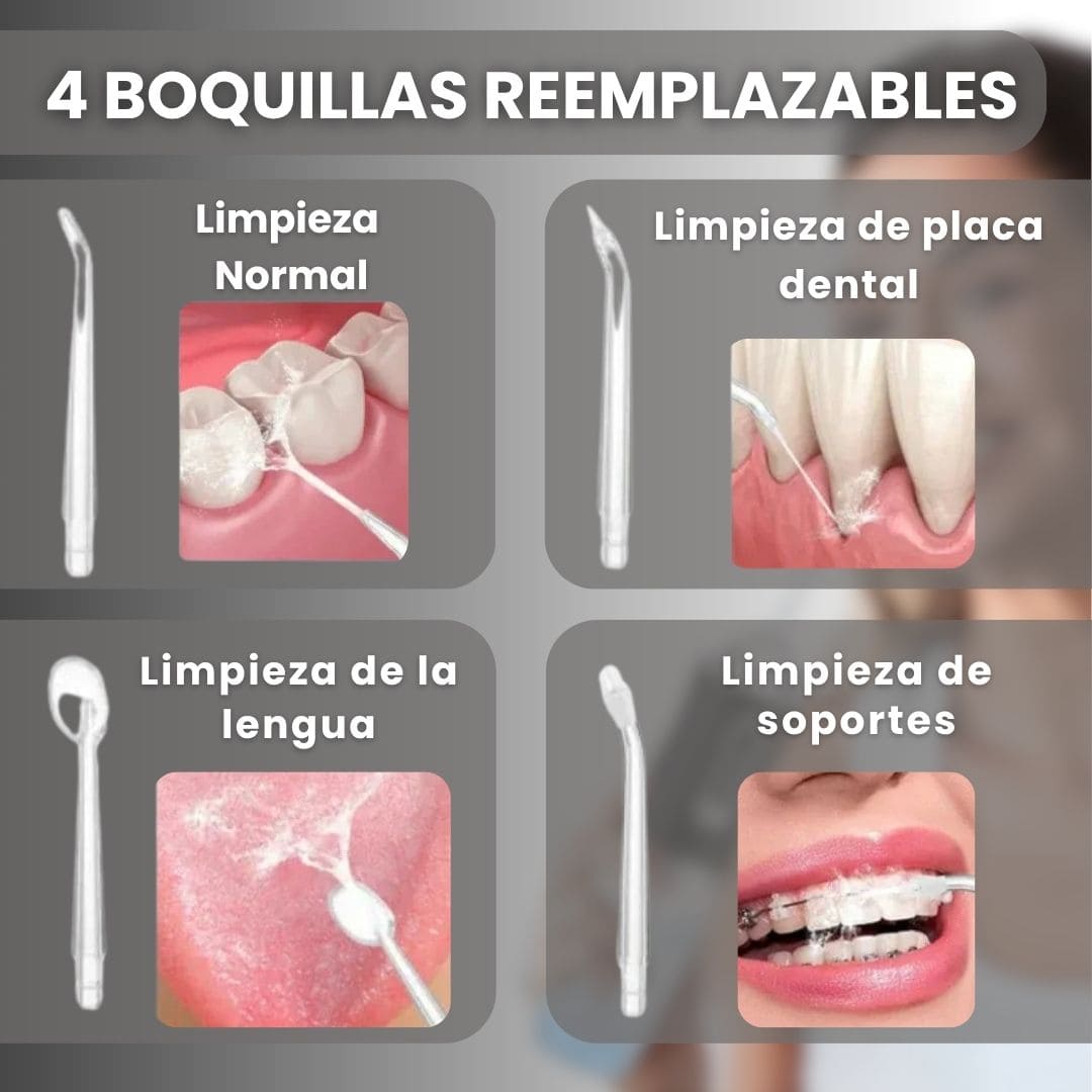 Oralflow™ | ¡Elimina impurezas y mejora tu higiene! 🦷✨ + 3 boquillas GRATIS