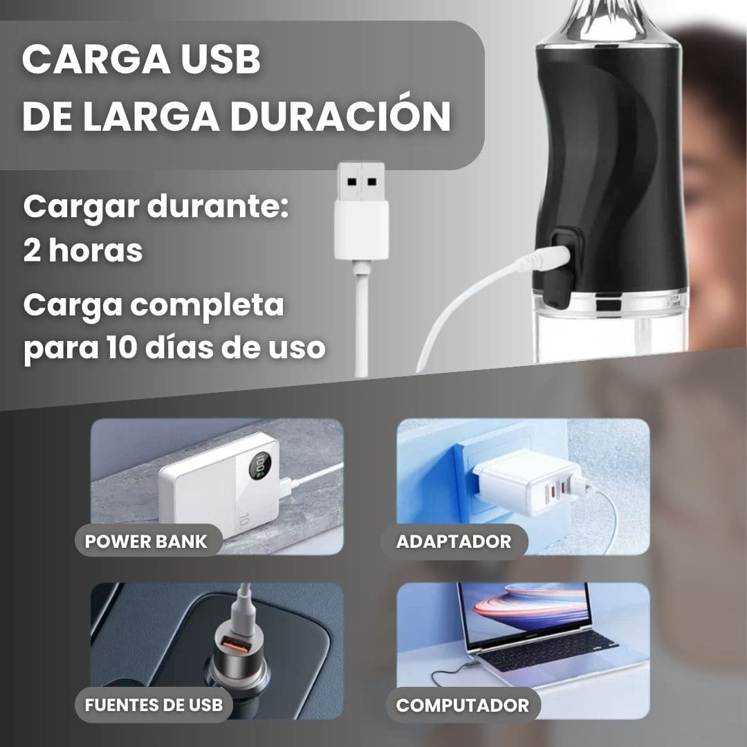 Oralflow™ | ¡Elimina impurezas y mejora tu higiene! 🦷✨ + 3 boquillas GRATIS