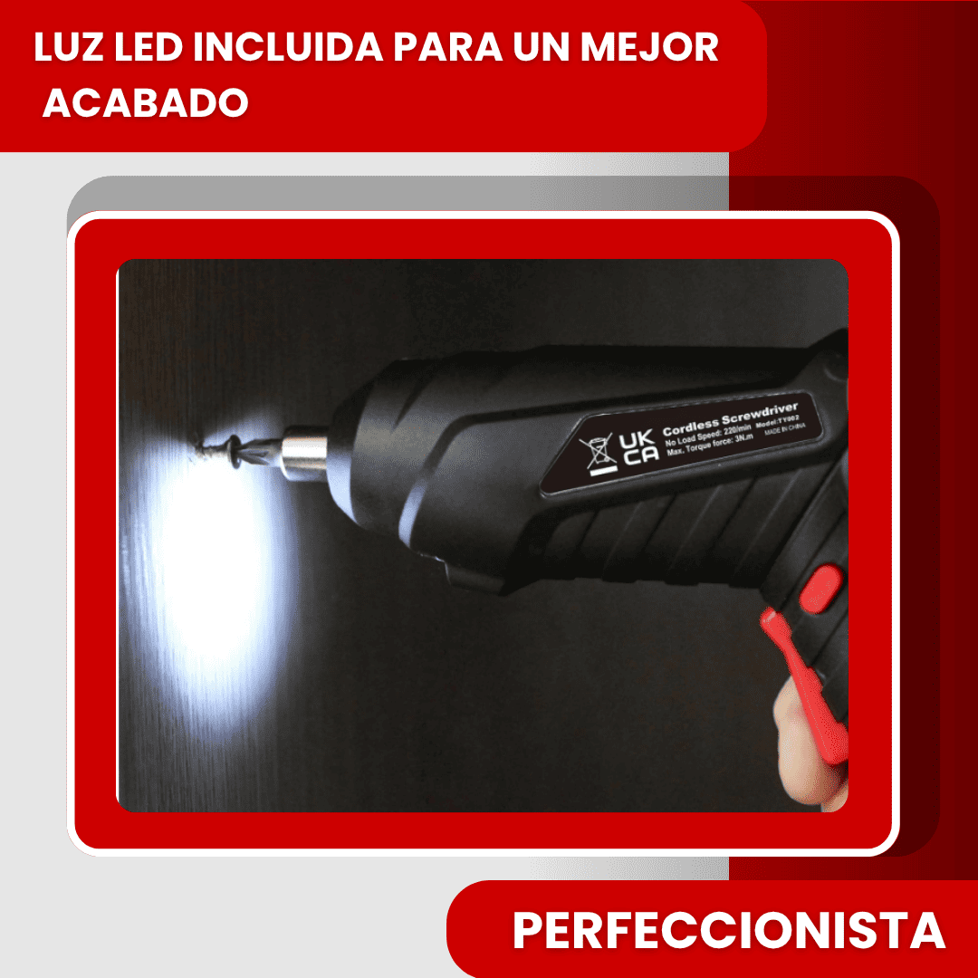 ProFixer™ | Kit Destornillador Inalámbrico