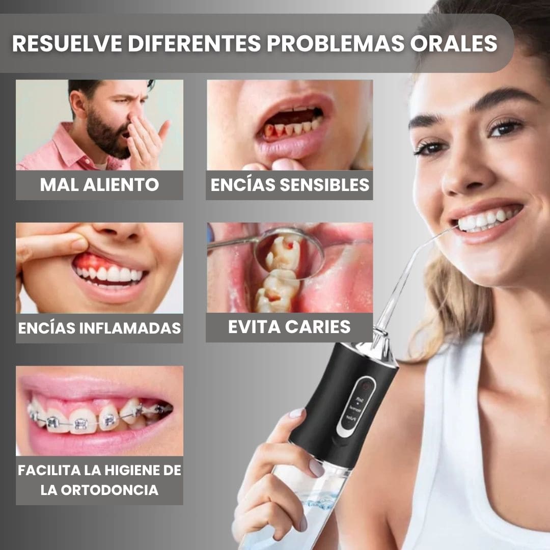 Oralflow™ | ¡Elimina impurezas y mejora tu higiene! 🦷✨ + 3 boquillas GRATIS