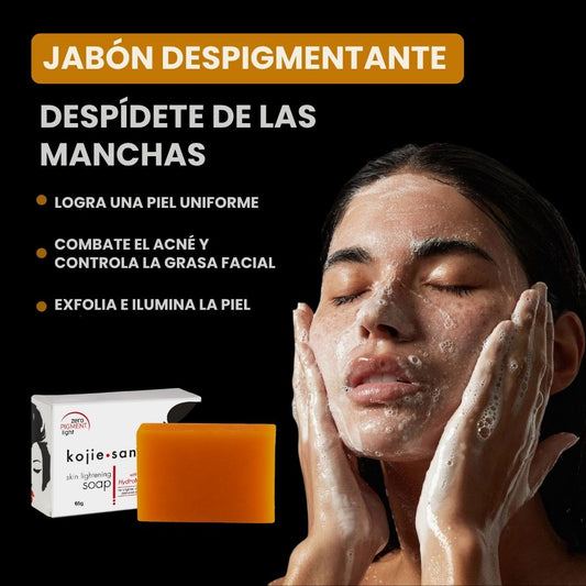KojicSoap™ | Jabón ácido Kojico y curcuma — Despígmenta y Aclara tu Piel