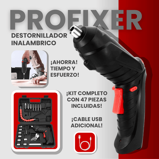 ProFixer™ | Kit Destornillador Inalámbrico